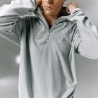 Анорак флисовый унисекс Fliska, светло-серый, размер XS/S