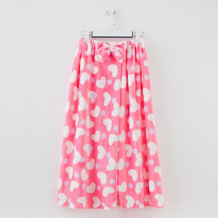 Набор для бани и ванной Этель Набор для бани и ванной Этель "Сердечки"полотенце-парео 75*120 см+повязка