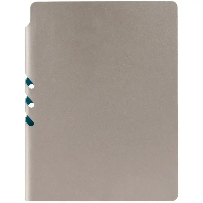 Ежедневник Flexpen, недатированный, серебристо-бирюзовый Ежедневник Flexpen, недатированный, серебристо-бирюзовый