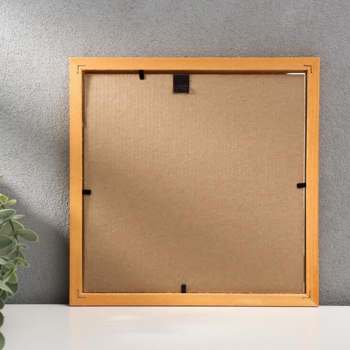 Фоторамка сосна янтарь 2/1 20х20 см