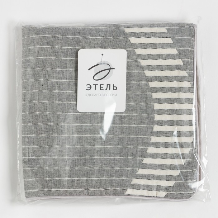 Наволочка декоративная Этель &laquo;Волны&raquo; цвет серый 40х40 см, 100% хлопок