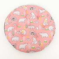 Лежак для животных "Мишка в облаках", 40 х 40 х 10 см, розовый Лежак для животных "Мишка в облаках", 40 х 40 х 10 см, розовый