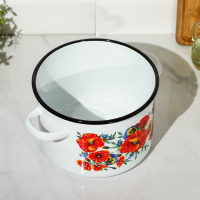 Кастрюля эмалированная «Маки. Мечта», 4,5 л Кастрюля эмалированная «Маки. Мечта», 4,5 л