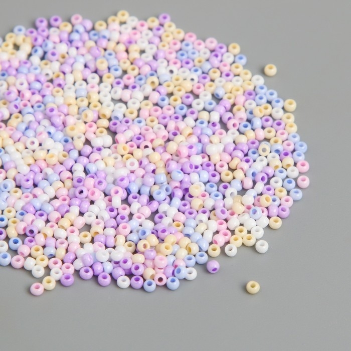 Бисер стекло 11/0 Бисер стекло 11/0 "Меланж макарун. Глянец" 10 гр