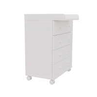Комод пеленальный детский ИНКАНТО 800/4, 80х45х94 см., 4 ящика, цвет белый Комод пеленальный детский ИНКАНТО 800/4, 80х45х94 см., 4 ящика, цвет белый