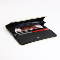 Кошелёк женский на кнопке, цвет зелёный Кошелёк женский на кнопке, цвет зелёный