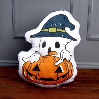 Мягкая игрушка &laquo;Привидение&raquo; с тыквой, цвет белый