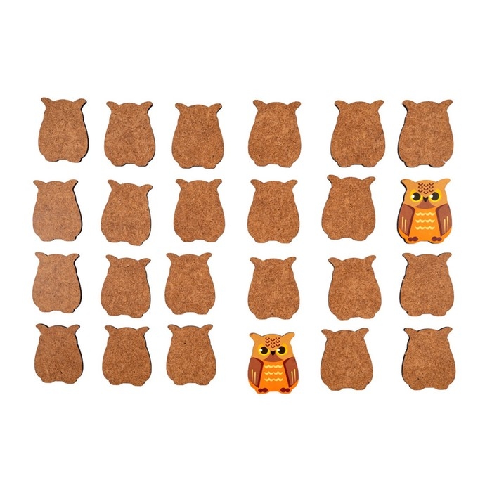 Игра настольная мемо &laquo;Совы&raquo; Far far land wood (24 фишки в коробке)