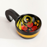 Братина &laquo;Лебедь&raquo;, 22&times;18&times;28 см, с ковшами 6 шт, хохлома