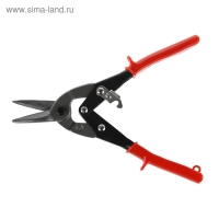Ножницы по металлу ЛОМ, пластиковые рукоятки, прямой рез, 250 мм Ножницы по металлу ЛОМ, пластиковые рукоятки, прямой рез, 250 мм