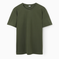 Футболка мужская MINAKU REGULAR FIT: цвет хаки, р-р 52