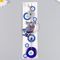 Подвеска от сглаза "Медальон и сова на ветке" 24 см Подвеска от сглаза "Медальон и сова на ветке" 24 см