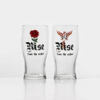 Стакан стеклянный для пива &laquo;Тюлип. Райз фром ашес&raquo;, 570 мл, МИКС