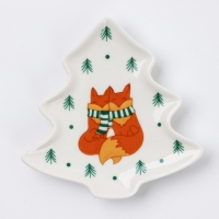 Новый год. Подставка под чайный пакетик &laquo;Тепла&raquo;, 8,7 х 8,5 см