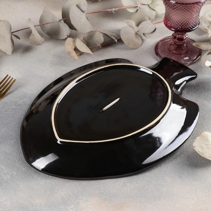 Блюдо керамическое сервировочное &laquo;Рыба&raquo;, 31,5&times;24 см