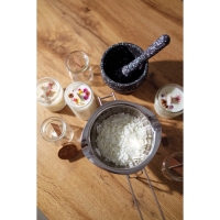 Ступка с пестиком Доляна &laquo;Чёрный мрамор&raquo;, d=10 см, цвет чёрный