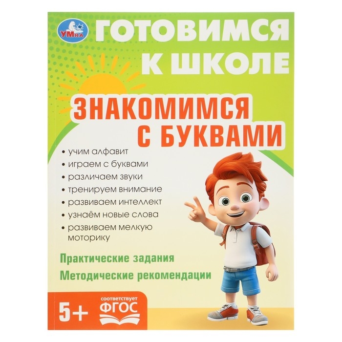 Обучающая книга &laquo;Знакомимся с буквами. Готовимся к школе&raquo;
