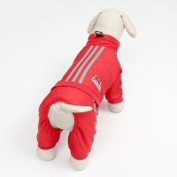 Комбинезон "Спорт" с светоотрожающими полосами, размер S (ДС 25, ОГ 35, ОШ 25см), красный Комбинезон "Спорт" с светоотрожающими полосами, размер S (ДС 25, ОГ 35, ОШ 25см), красный