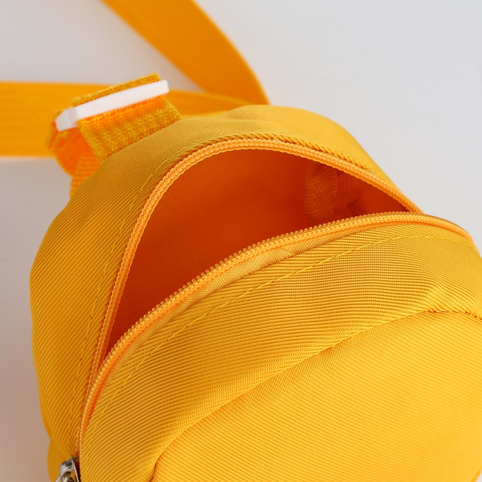 Сумка детская поясная на молнии &laquo;Выбражулька&raquo;, цвет жёлтый