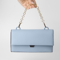 Цепочка для сумки, с карабинами, металлическая, d = 12 мм, 30 см, цвет золотой Цепочка для сумки, с карабинами, металлическая, d = 12 мм, 30 см, цвет золотой