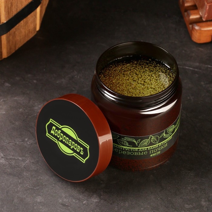 Мыло густое для волос и тела Мыло густое для волос и тела "Березовые почки", банное, Добропаровъ 450 г