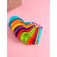 Набор мерных ложек Доляна &laquo;Заряд&raquo;, 12 шт, 22&times;8&times;1,5 см, цвет МИКС