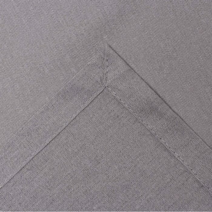 Скатерть Этель ECO, цвет серый, 110х136/+-6 см см, 70% хл, 30% лён, 190 г/м2