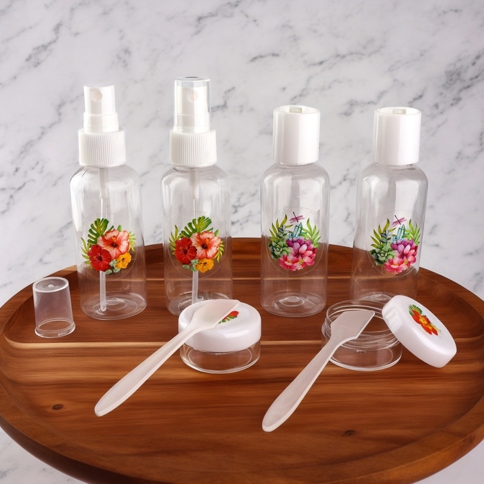 Набор для хранения «Тропики», в чехле, 8 предметов Набор для хранения «Тропики», в чехле, 8 предметов