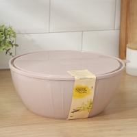 Салатник с крышкой «Fiesta», 5 л, цвет микс Салатник с крышкой «Fiesta», 5 л, цвет микс