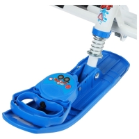 Снегокат «Тимка спорт 4-1», ТС4-1/БГ, со спинкой и ремнём безопасности, цвет белый/голубой Снегокат «Тимка спорт 4-1», ТС4-1/БГ, со спинкой и ремнём безопасности, цвет белый/голубой