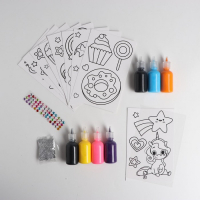 Набор для творчества &laquo;Раскрась витражики: единорог&raquo;, 20 шт в наборе