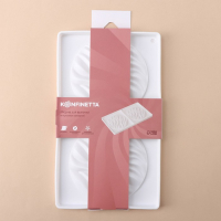 Форма для муссовых десертов и выпечки KONFINETTA «Зебрано», силикон, d=13,2 см, 30,5×18 см, цвет белый Форма для муссовых десертов и выпечки KONFINETTA «Зебрано», силикон, d=13,2 см, 30,5×18 см, цвет белый