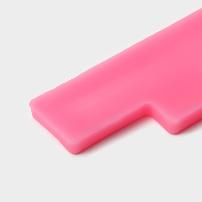 Молд &laquo;Пистолет&raquo;, силикон, 11&times;7,5&times;1 см, цвет МИКС