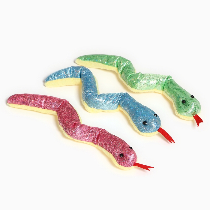 Новый год! Мягкая игрушка &laquo;Змейка&raquo;, 23 см, цвет МИКС