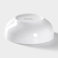 Салатник фарфоровый Доляна &laquo;Зайка&raquo;, 600 мл, d=15,5 см, цвет белый