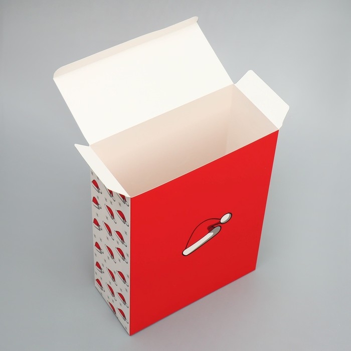 Коробка подарочная новогодняя складная &laquo;С НГ&raquo;, 22 х 30 х 10 см, Новый год