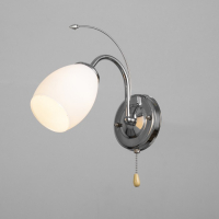 Бра "Амелия" 1х40Вт E27 хром 25х11х24 см.