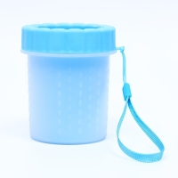 Лапомойка для кошек и собак с силиконовыми ворсинками 9 х 9 х 11 см, голубая Лапомойка для кошек и собак с силиконовыми ворсинками 9 х 9 х 11 см, голубая
