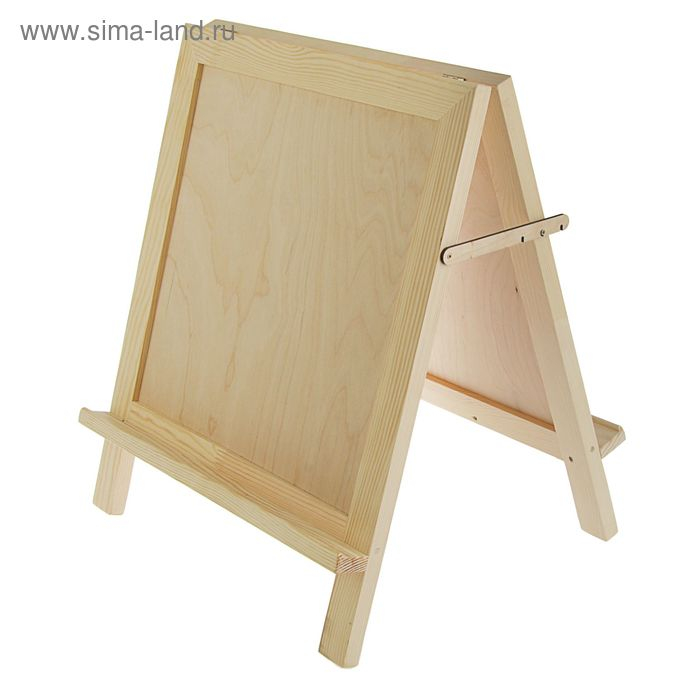 Мольберт настольный &laquo;Хлопушка&raquo;, 500 х 450 х 300 мм, двусторонний, неокрашенное дерево, Calligrata
