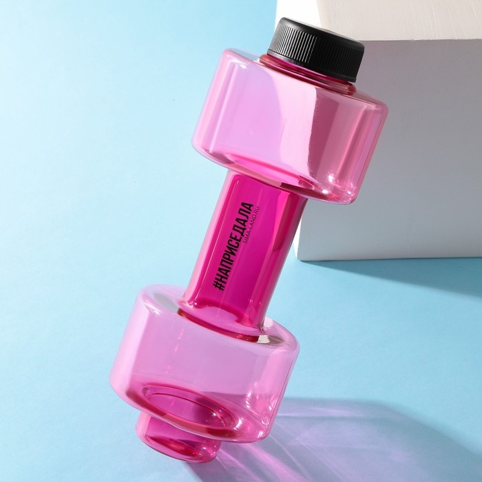 Бутылка для воды «Наприседала», 550 мл, 21 х 8 см Бутылка для воды «Наприседала», 550 мл, 21 х 8 см