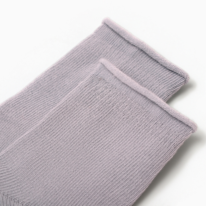 Носки детские MINAKU со стоперами, цвет фиолетовый, 11-12 см