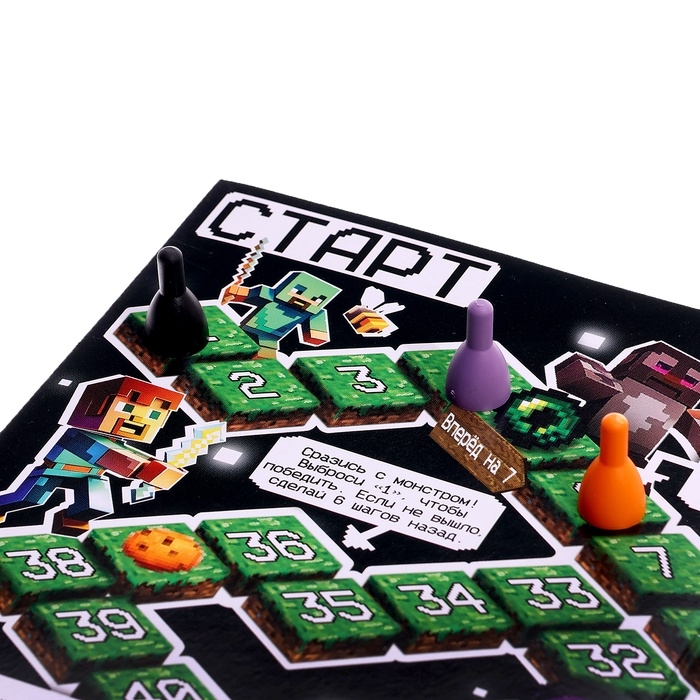 Настольная игра Настольная игра "Пиксель-крафт"