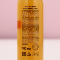 Гель для душа, 100 мл, аромат мандаринового латте, Новый Год Гель для душа, 100 мл, аромат мандаринового латте, Новый Год