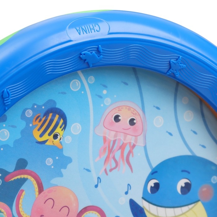 Погремушка &laquo;Барабан&raquo;, 18 см, шум дождя, Крошка Я