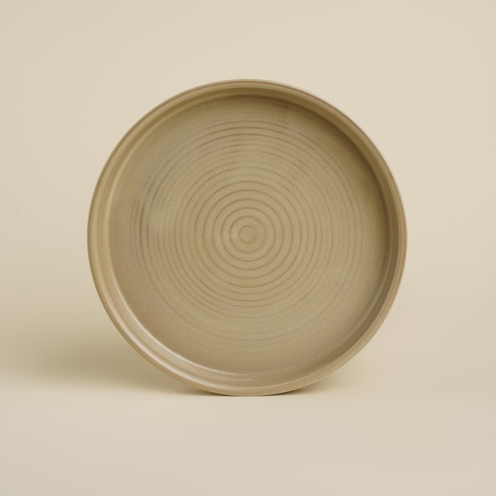 Тарелка обеденная фарфоровая SL Home «Песчаный бриз», d=21 см, цвет бежевый Тарелка обеденная фарфоровая SL Home «Песчаный бриз», d=21 см, цвет бежевый