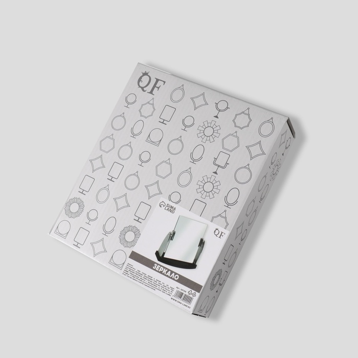 Зеркало настольное, зеркальная поверхность 11,5 × 14,5 см, цвет серебристый Зеркало настольное, зеркальная поверхность 11,5 × 14,5 см, цвет серебристый