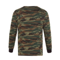 Лонгслив мужской с начёсом, цвет МИКС камуфляж коричнево-зелёный, размер 48 Лонгслив мужской с начёсом, цвет МИКС камуфляж коричнево-зелёный, размер 48