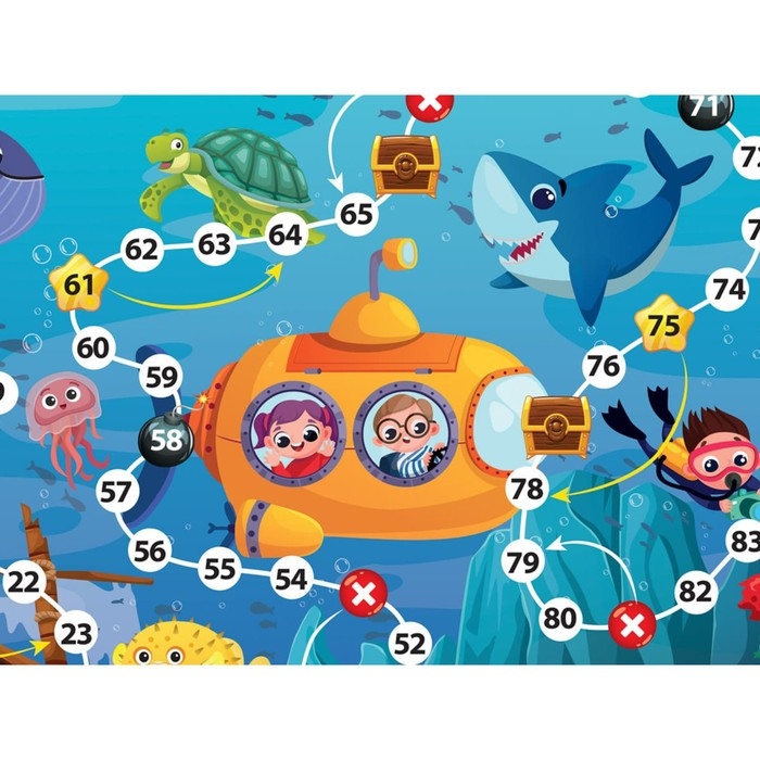 Настольная игра-ходилка &laquo;В океане&raquo;