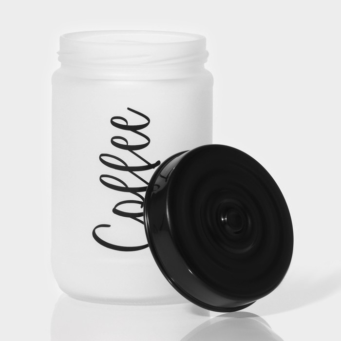 Банка стеклянная для сыпучих продуктов Herevin Coffee, 660 мл