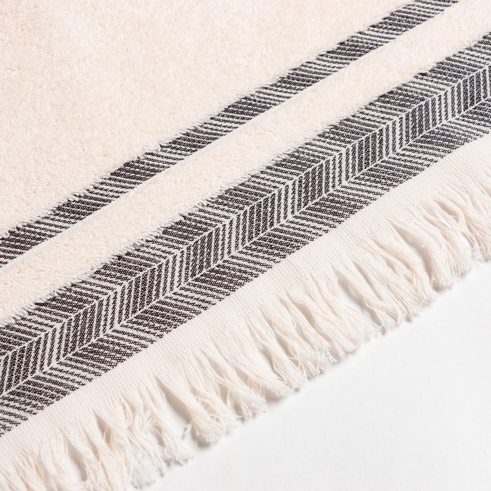 Полотенце махровое Love Life &laquo;Муссон&raquo; 30х50 см, чёрный, 100% хл, 500 гр/м2